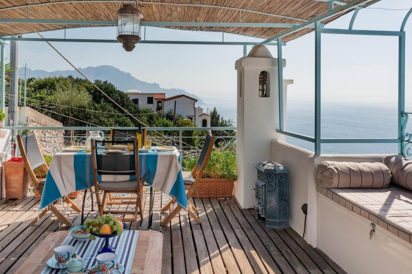 Perla Nel Blu Villa Affacciata Sul Mare كونكا دي ماريني المظهر الخارجي الصورة