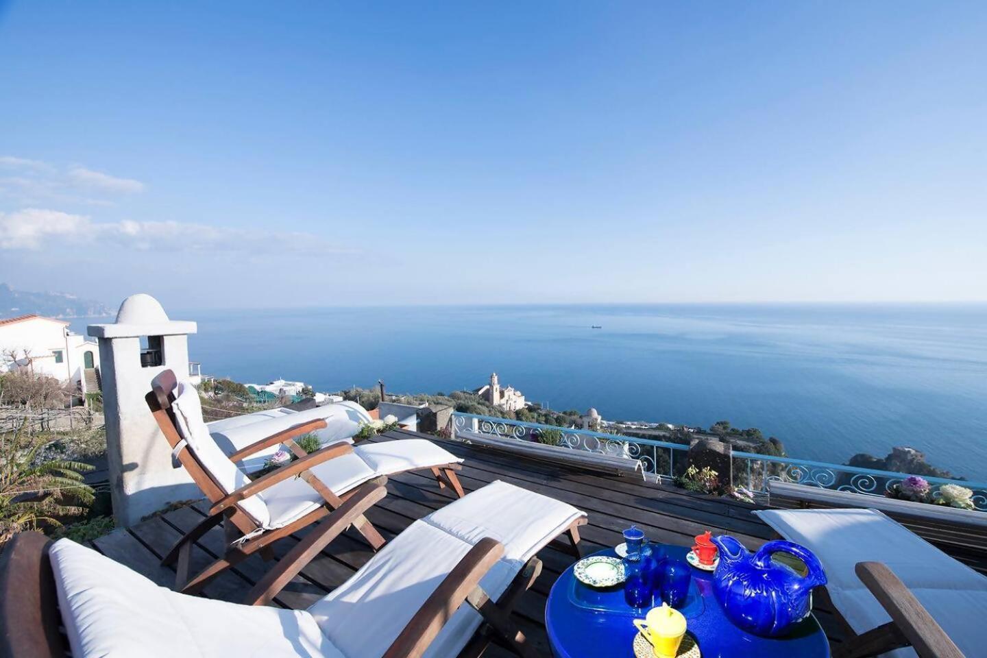Perla Nel Blu Villa Affacciata Sul Mare كونكا دي ماريني المظهر الخارجي الصورة